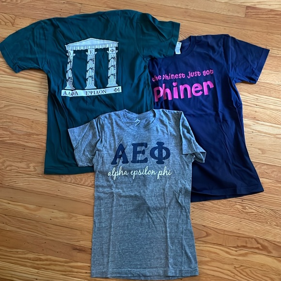 AEPHI - lot of 5 shirts & 2 sweatshirts - size small - Picture 2 of 4